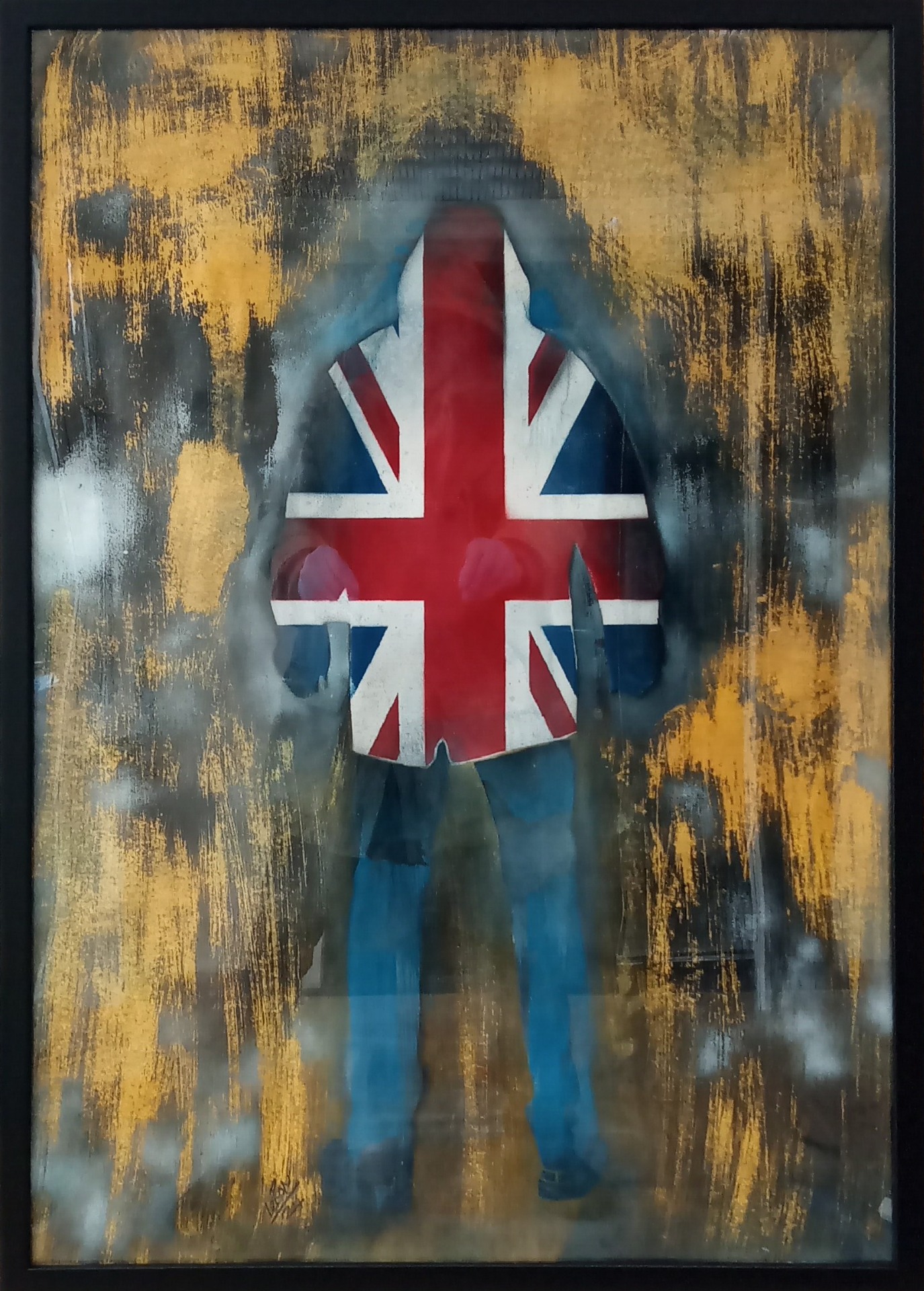 Best of British Original one-off handmade artwork by biffx / signed leBON All artwork is documented by artist.