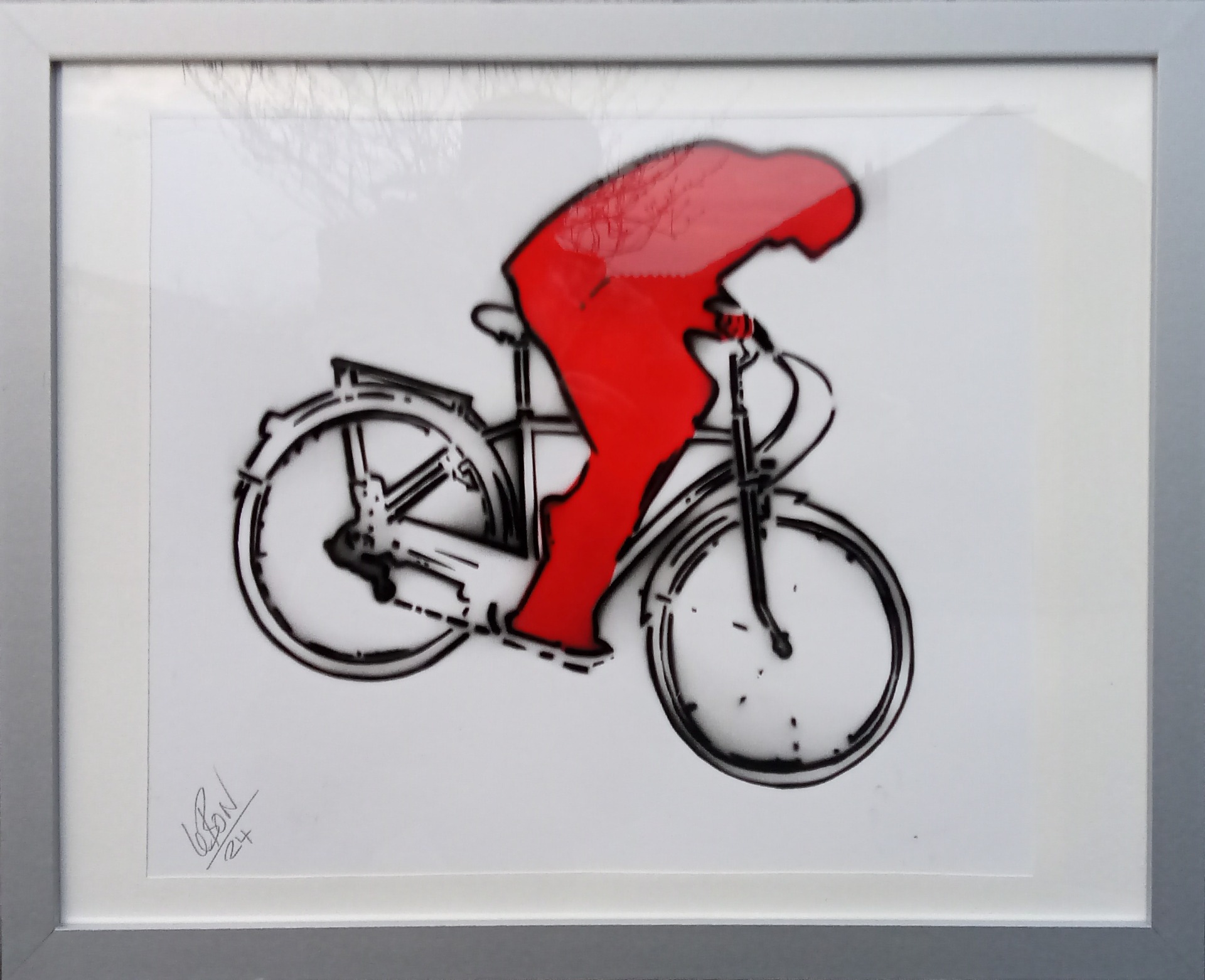 Destination original one-off handmade artwork by biffx