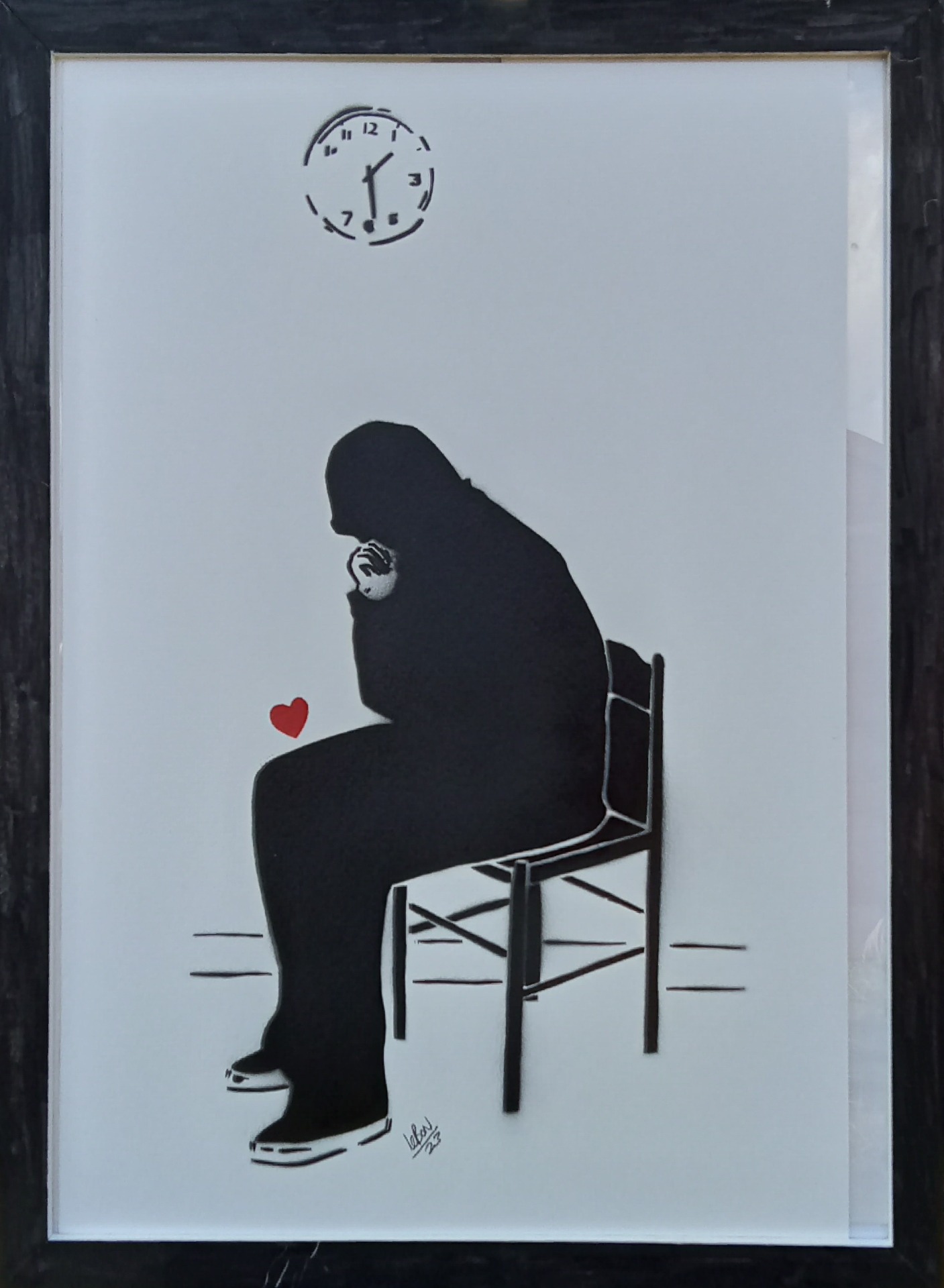 "A penny for your thoughts" artwork by biffx, signed leBON
